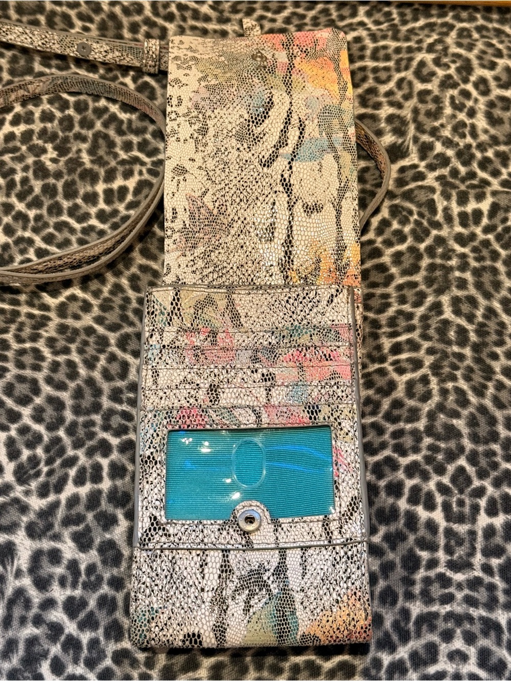 Hobo Slim Token Mini Crossbody Leather Phone Bag - Picture 5 of 11